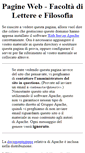 Mobile Screenshot of profs.lettere.univr.it