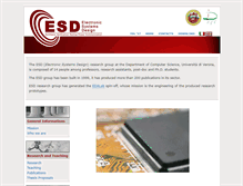 Tablet Screenshot of esd.scienze.univr.it